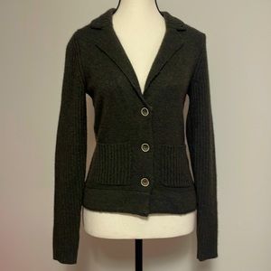 Banana Republic Heritage Hunter Green Cashmere Cardigan